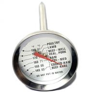 Chef Craft 140-190-Degree Stainless Steel Meat Thermometer: Oven Proof Meat Thermometer: Kitchen & Dining