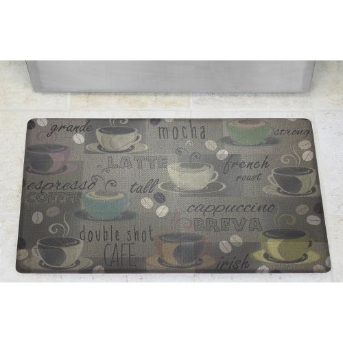  Chef Gear Roasted Coffee Anti-Fatigue Comfort Memory Foam Kitchen Chef Mat, 20 x 32