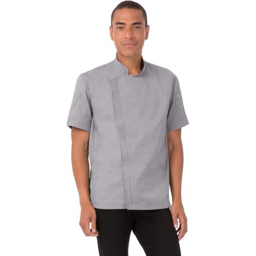  Chef+Works Chef Works Mens Springfield Chef Coat, Ink Blue, X-Small