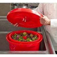 Chef-Master 90008 Professional Economy Salad Dryer, 5 gallon, Red