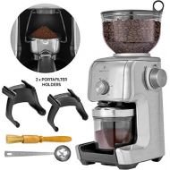 [아마존베스트]ChefWave Conical Burr Coffee Grinder - 16 Grind Settings Electric Coffee Bean Grinder - Die Cast Aluminum Housing - Scoop, Cleaning Brush - Coarse for French Press, Fine for Espres