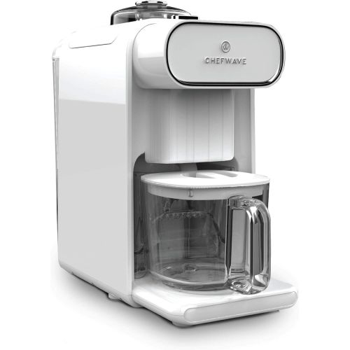  Chefwave Milkmade Non-Dairy Milk Maker with Kava Espresso Machine (Red)