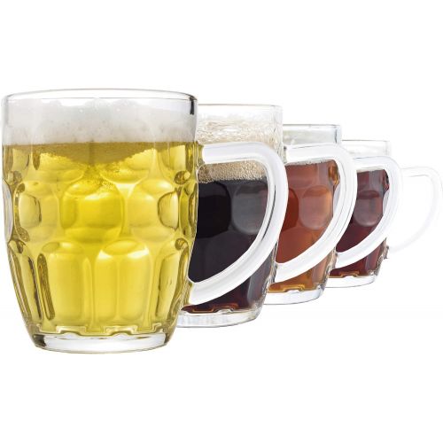  [아마존베스트]Chefcaptain Dimple Stein Beer Mug - 20 OZ (4 Pack)