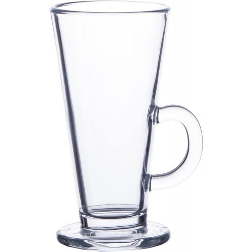  [아마존베스트]Chefcaptain Irish Coffee Mug Tall glass, 8.5 Ounces 6-piece Set (8.5 Ounces)