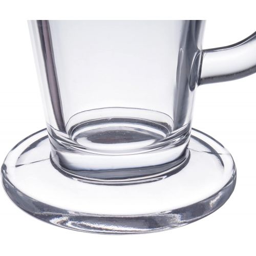  [아마존베스트]Chefcaptain Irish Coffee Mug Tall glass, 8.5 Ounces 6-piece Set (8.5 Ounces)