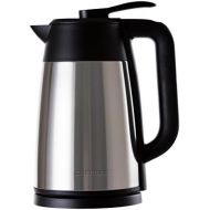 Chefman Cordless Electric Kettle, Stainless Steel Premium Grade Carafe Style w/ Digital Temp Display, Heat Retaining Vacuum Seal, Auto Shut Off & Boil Dry Protection, 7+ Cup 1.7L/1