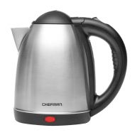 Chefman Stainless Steel Electric Kettle Quickly Heats Water Separates from Base for Cordless Pouring, Auto Shut Off Boil Dry Protection, BPA-Free Interior & Cool-Touch Handle, 1.7