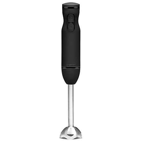  Chefman Immersion Stick Hand Blender Powerful Electric Ice Crushing 2-Speed Control Handheld Food Mixer, Purees, Smoothies, Shakes, Sauces and Soups, Black