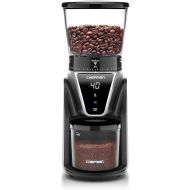 Chefman Conical Burr Coffee Grinder, Create The Boldest & Most Flavorful Grind With 31 Settings From Coarse To Extra Fine, One-Touch Digital Control & 9.7-oz Bean Capacity