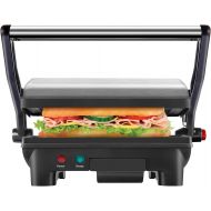 [아마존베스트]Chefman Electric Panini Press Grill and Gourmet Sandwich Maker w/ Non-Stick Coated Plates, Opens 180 Degrees to Fit Any Type or Size Food, Dishwasher Safe Removable Drip Tray, Stai