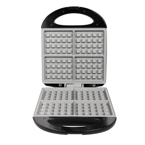  Chefman RJ03-4S-CM 4 Slice Ceramic Waffle Maker, Black