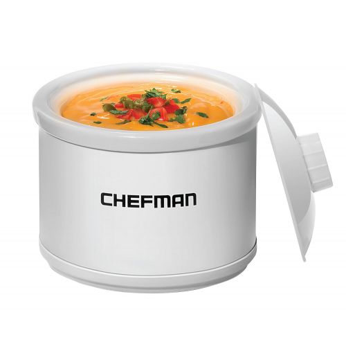  Chefman Mini Dipper Fondue Maker Food Warmer Extra Small, 21 oz White