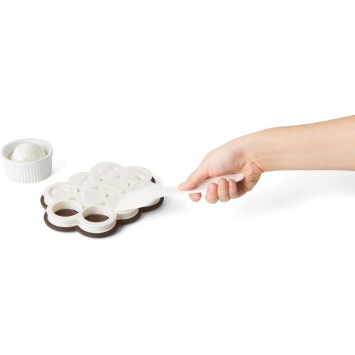  [아마존베스트]Chefn SweetSpot Mini Ice Cream Sandwich Maker (Fudge/Coconut), Standard, Small