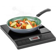 Chefs Star 1800W Portable Induction Cooktop Countertop Burner - 120V  60Hz - Black