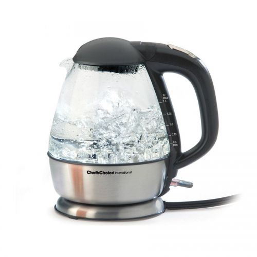  Chefs Choice Chef’s Choice® 6800001 Cordless Electric Glass Kettle, 1.5 Quart