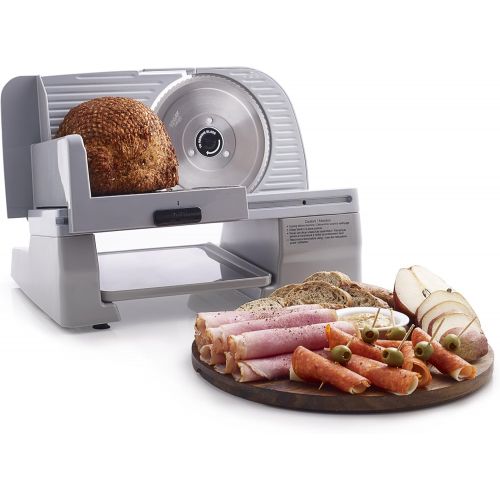  [아마존 핫딜]  [아마존핫딜]Chef’sChoice ChefsChoice 609A000 Electric Meat Slicer with Stainless Steel Blade Features Slice Thickness Control and Tilted Food Carriage Easy Clean, 7-Inch, Silver