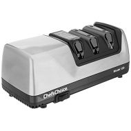Chef’sChoice Chefs Choice 0120108 ChefsChoice 120 EdgeSelect Diamond Hone Professional Knife Sharpener for Straight and Serrated Knives with Precision Angle Control, One Size, Gray