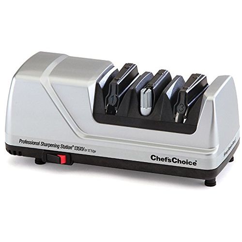  Chef’sChoice Chefs Choice 135506 Professional Sharpener, Black/Silver