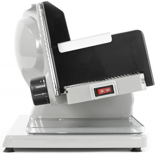  Chef’sChoice ChefsChoice 615A Electric Meat Slicer Features Precision thickness Control & Tilted Food Carriage For Fast & Efficient Slicing with Removable Blade for Easy Clean, 7-Inch, Silver