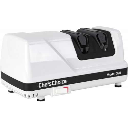  Chef’sChoice ChefsChoice Knife Diamond Hone Sharpener, 2-Stage, White