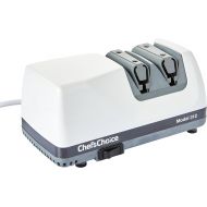 Chef’sChoice ChefsChoice Electric Knife Sharpeners for 20-Degree Straight and Serrated Knives Diamond Abrasives Precision Angle Control, 2-Stage, White