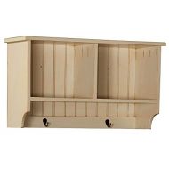 Chelsea Home Friendship Hall Shelf in Buttermilk Finish