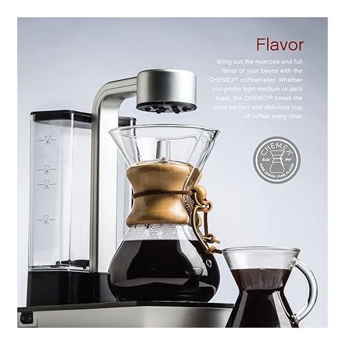  Chemex Ottomatic Coffeemaker Set - 40 oz. Capacity - Includes 6 Cup Coffeemaker