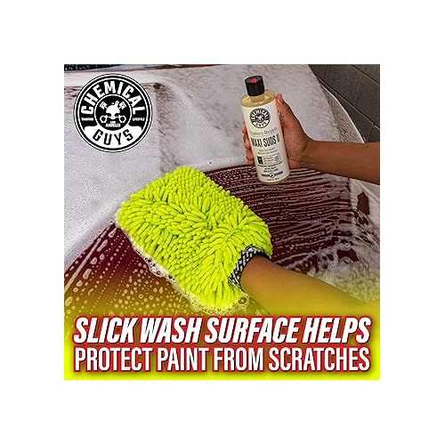  Chemical Guys CWS_1011 Maxi-Suds II Foaming Car Wash Soap (For Foam Cannons, Foam Guns or Bucket Washes) For Cars, Trucks, Motorcycles, RVs & More, 128 fl oz (1 Gallon), Strawberry Scent