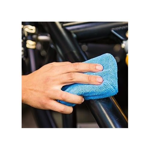  Chemical Guys MIC 292 08 Premium Grade Microfiber Applicators, Blue (Pack of 8), Lint Free