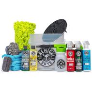 Chemical Guys HOL126 14-Piece Arsenal Builder Car Wash Kit with Foam Gun, Bucket, and (5) 16 oz Car Care Cleaning Chemicals, Gift for Car & Truck Lovers, Dads and DIYers (Works w/Garden Hose)