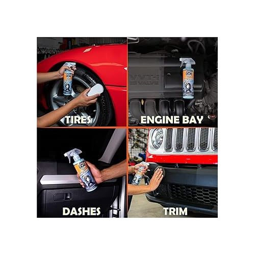  Chemical Guys TVD11316 Tire Kicker Sprayable Extra Glossy Tire Shine (Works on Rubber, Vinyl & Plastic) Safe for Cars, Trucks, Motorcycles, RVs & More, 16 fl oz