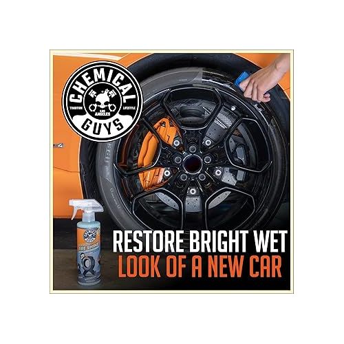  Chemical Guys TVD11316 Tire Kicker Sprayable Extra Glossy Tire Shine (Works on Rubber, Vinyl & Plastic) Safe for Cars, Trucks, Motorcycles, RVs & More, 16 fl oz