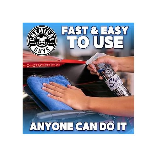  Chemical Guys CLD30016 Streak Free Glass & Window Cleaner (Works on Glass, Windows, Mirrors, Navigation Screens & More; Car, Truck, SUV and Home Use), Ammonia Free & Safe on Tinted Windows, 16 fl oz