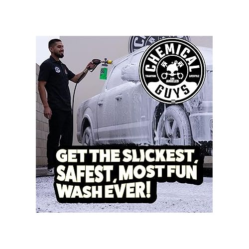  Chemical Guys EQP324 Big Mouth Max Release Foam Cannon (Car Wash, Home Wash & Boat Wash Foam Cannon That Connects to Your Pressure Washer) 34 oz Bottle