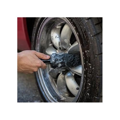  CHEMICAL GUYS Acc_B01 Gerbil Wheel and Rim Brush (Safe for Exhaust, Tires, Rims, Engine Bays, & More)