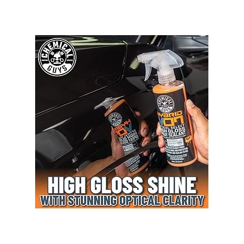  Chemical Guys WAC_808_16 Hybrid V7 Optical Select High Gloss Spray Sealant & Quick Detailer (Safe for All Finishes Including Ceramic Coatings), 16 fl oz, Orange Scent
