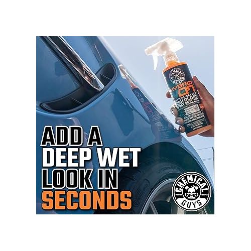  Chemical Guys WAC_808_16 Hybrid V7 Optical Select High Gloss Spray Sealant & Quick Detailer (Safe for All Finishes Including Ceramic Coatings), 16 fl oz, Orange Scent