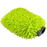 Chemical Guys MIC_493 Chenille Microfiber Premium Scratch-Free Wash Mitt, Lime Green