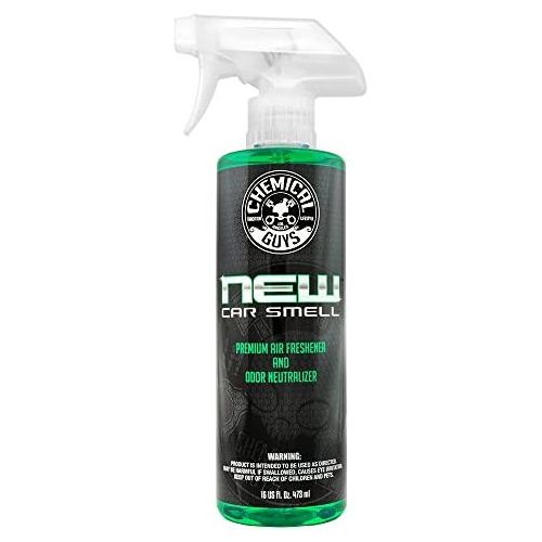  Chemical Guys AIR_101_16 New Car Smell Premium Air Freshener and Odor Eliminator (16 oz)