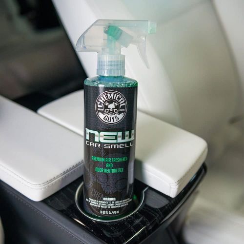  Chemical Guys AIR_101_16 New Car Smell Premium Air Freshener and Odor Eliminator (16 oz)