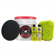 Chemical Guys HOL127 Wash and Wax Detailing Bucket Kit, 16 fl. oz., 6 Items