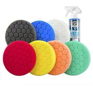 Chemical Guys BUF_HEXKITS_8 Hex-Logic Buffing Pad Kit (6.5 Inch) (8 Items)