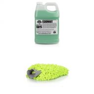 Chemical Guys EcoSmart Hyper Concentrated Waterless Car Wash and Wax and Wash Mitt Bundle