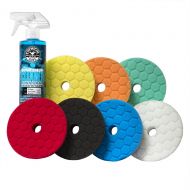 Chemical Guys BUFX701 6.5 Hex-Logic Quantum Best of the Best Buffing and Polishing Pad Kit, 16 fl. oz (8 Items)