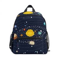 Chen Miranda Solar System Planets Preschool Backpack Toddler Bags Daypack for Kids Girls Boys