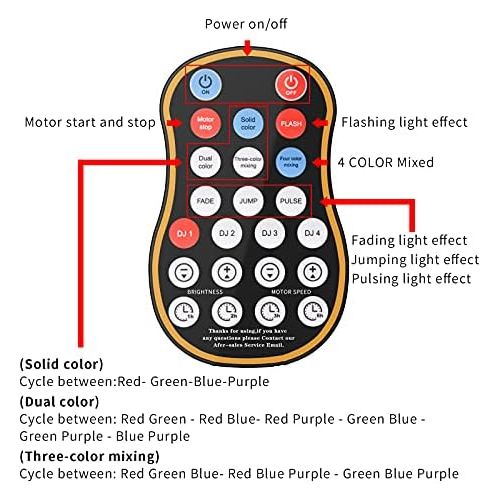  LED Discokugel Party Licht Partybeleuchtung, Chenci Stimmungslicht 9 Farbe 4 Steuermodi Disco Gluehbirne sprachsteuerte Partylicht mit Fernbedienung, Halterung, Batterie Kinder Gesc