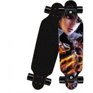 chengnuo Skateboards Professional 8 Layer Deck Cruiser 31 Inch Complete Anime Boys Board Surface ONE Punch-Man Series Mini Longboard