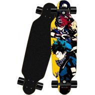 chengnuo Skateboards Mini Longboard Anime My Hero Academia Standard 8 Layer 31 Inch Professional Deck Skate Board for Beginners Kids Outdoor Gift(Style:1)