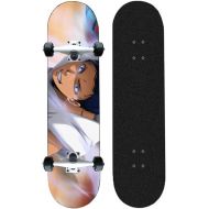 chengnuo Anime Skateboard Cruiser Skateboards 31inch Beginner Double Kick Board Outdoor Sports - Aomine Daiki Zone