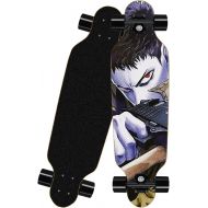 chengnuo 31 Inch Skateboards Professional 8 Layer Deck Cruiser Complete Anime Boys Board Surface ONE Punch-Man Series Mini Longboard（Style: 7）